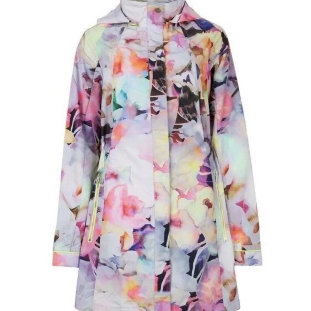 Ted Baker London Electric Daydream Parka Raincoat